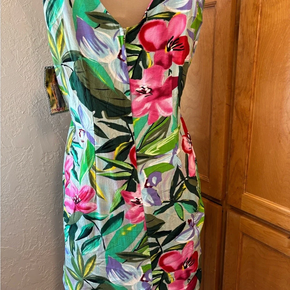 NWT Jams World Marilyn Orchid 
Floral Dress Size 11 - Picture 3 of 11